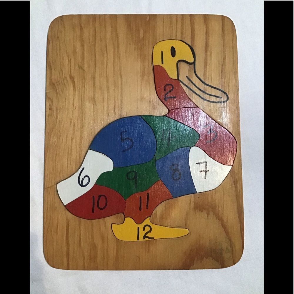 Children’s wood duck puzzle 9x12